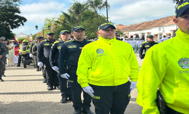 El comportamiento ejemplar de los bolivarenses y visitantes fue acompañado por la presencia activa y cercana de nuestros uniformados (1)