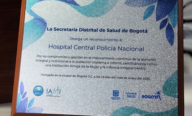 Certifican al Hospital Central de la Policía Nacional en atención segura para maternas e infantes