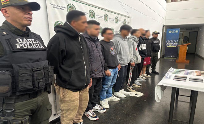 'Operación Júpiter' permitió la captura de siete integrantes del grupo delincuencial ‘BJ Chamizos’ tras un año de trabajo articulado