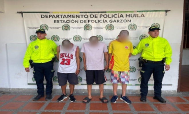 En Garzón cayeron ‘Los Lisos’ por hurto