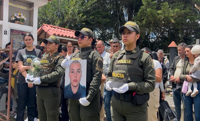 En Herrán, Norte de Santander, la Policía despide a un héroe caído en cumplimiento del deber