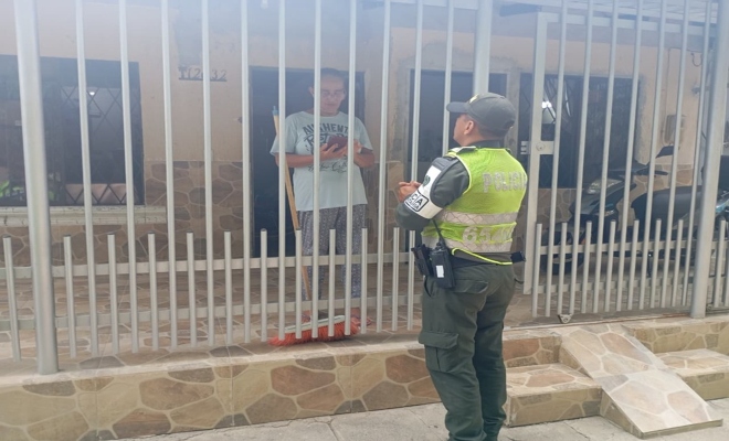 Policía Comunitaria refuerza la prevención del hurto a residencia en el norte de la ciudad.