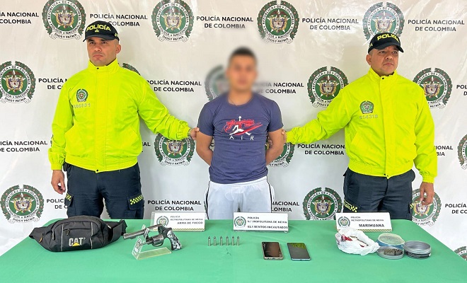 En Neiva, policía captura integrante del Clan del Golfo"