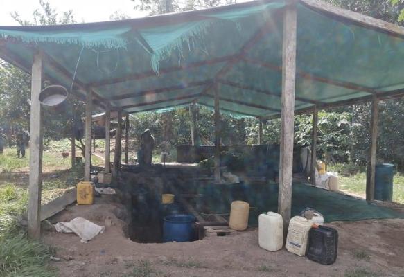 En el desarrollo de las diligencias se incautó gran cantidad de alucinógeno entre marihuana y base de cocaína