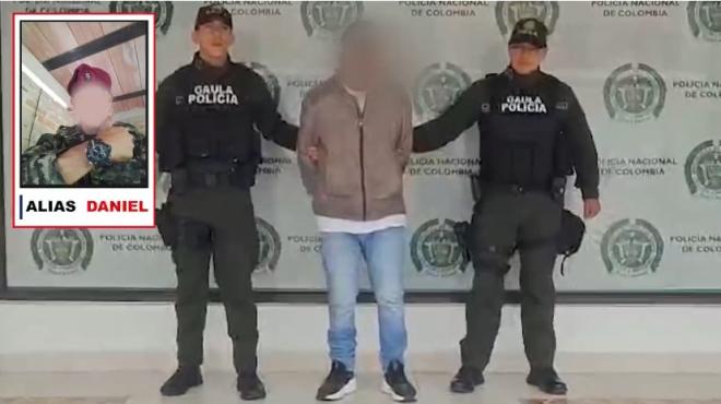 En flagrancia fue capturado alias ‘Camarada Daniel’ por extorsión en Pasto