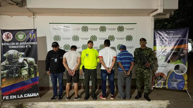 En el desarrollo de la estrategia integral de protección a la mujer, familia y género, se logra capturar tres sujetos en el Guaviare