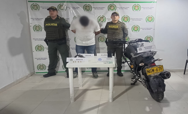 Capturan una persona de 36 años por diferentes delitos 