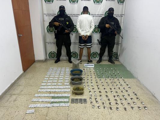 Golpe al expendio de drogas en el barrio villas de Girardot