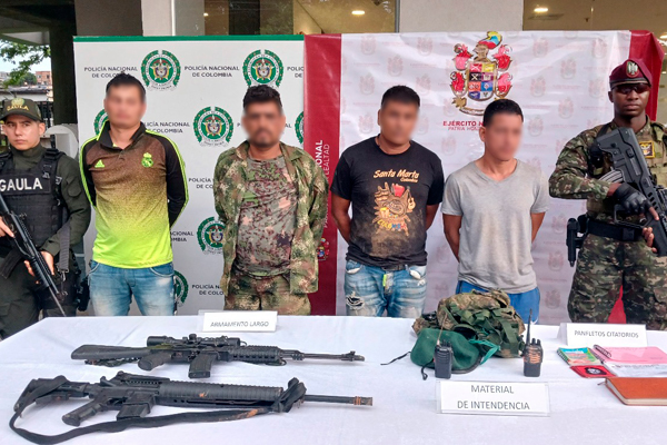 Operativo conjunto entre la Policía Nacional y el Ejército Nacional