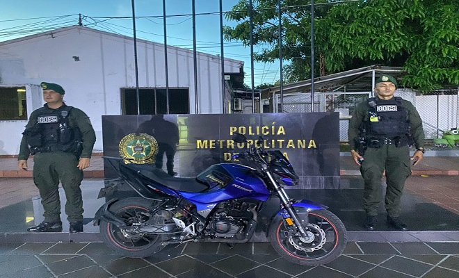 Operativo del Grupo GOES en Neiva Deja como Resultado la Recuperación de una Motocicleta