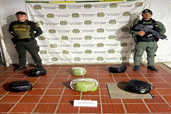 Hallados paquetes con marihuana en la vereda Sardinata de Palermo