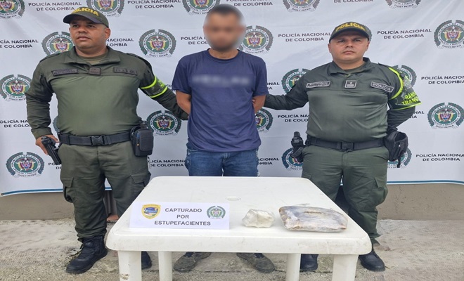 Hombre fue capturado por tráfico y porte de estupefacientes