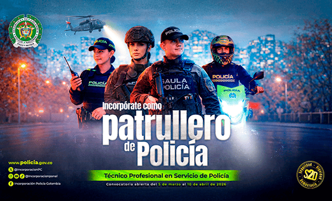 Abierta Convocatoria Para Patrullero de Pol&iacute;cia 