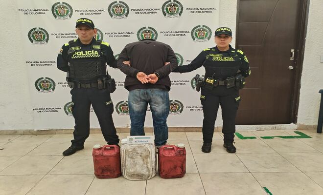 Incautación de ketamina 