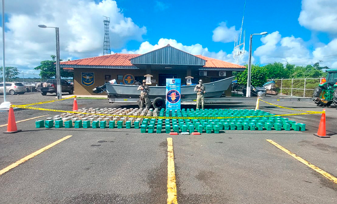 Incautación de 1.413 kilos cocaína