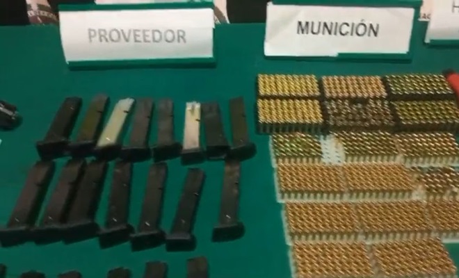 Incautación armas traumáticas y munición