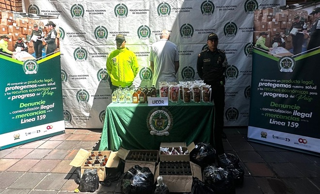 Incautación de licor adulterado