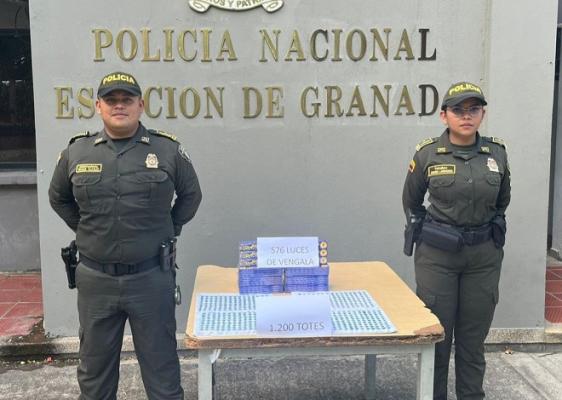Incautación de pólvora en Granada