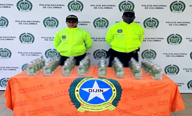 Incautación de licor adulterado 