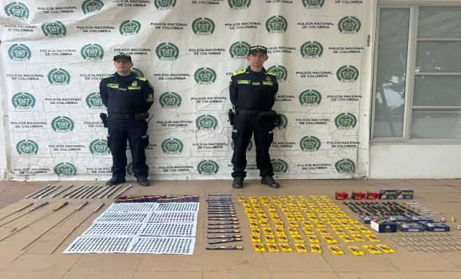 Más de 50 kilos de pólvora incautados durante operativos previos a las celebraciones de fin de año.