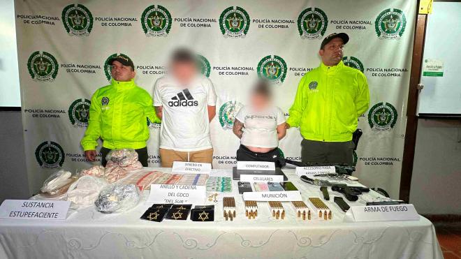 La Policía Nacional asesta golpe contundente contra el multicrimen en Floridablanca:  capturados cuatro integrantes del GDCO 'Los del Sur'