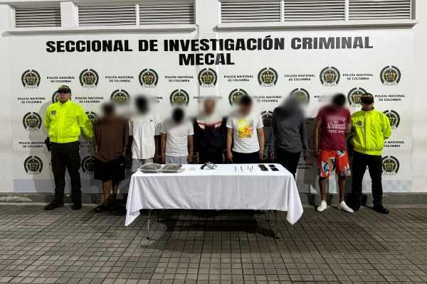 Capturados presuntos delincuentes