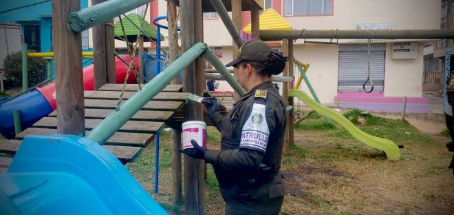 embellecimiento parque del barrio Tamasagra I etapa