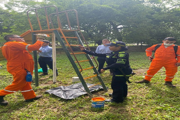 La Policía Nacional en Neiva lidera transformación comunitaria en la comuna dos