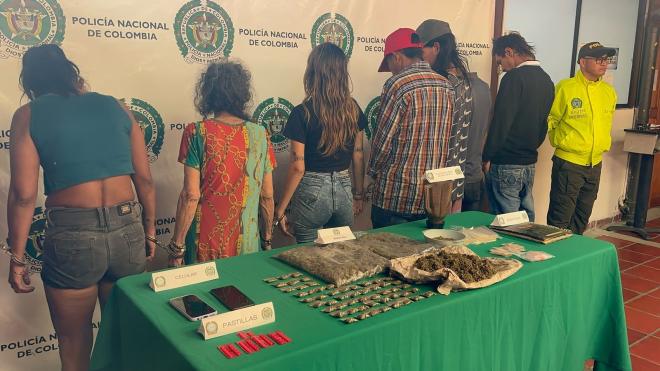 La captura de ocho personas entre ellos su cabecilla un hombre conocido como “Raúl" o "Júpiter" de 40 años y una mujer conocida como la “Nona” de 70 años de edad.