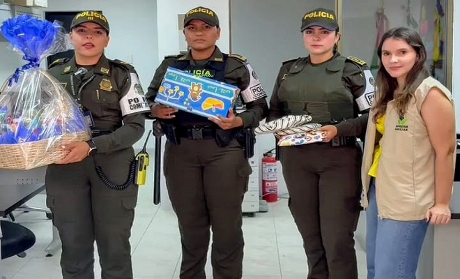 Con acciones solidarias, la Policía Nacional se acerca más a la comunidad en Neiva