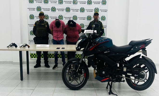 Capturado un hombre y una mujer armados durante su huida 