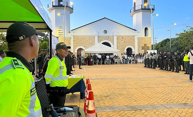 Un total de 900 hombres y mujeres Policías, estarán desplegados en los 19 municipios del Cesar.