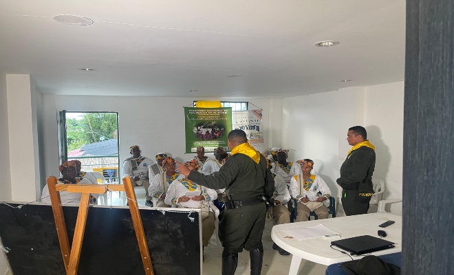 Los carabineros en un dialogo de lenguas