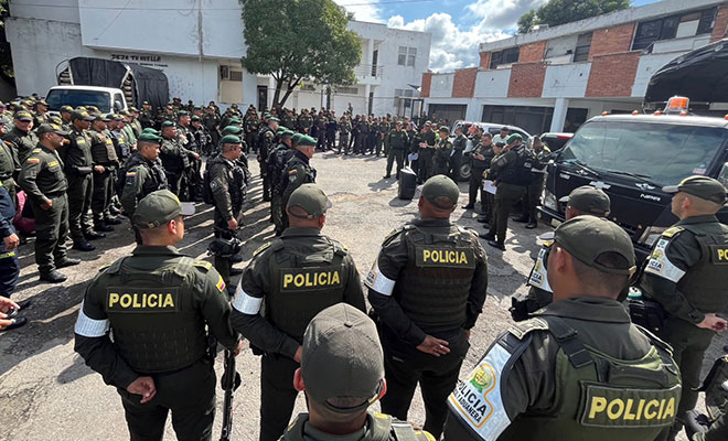 La Policía del Cesar refuerza seguridad para las elecciones atípicas en Aguachica