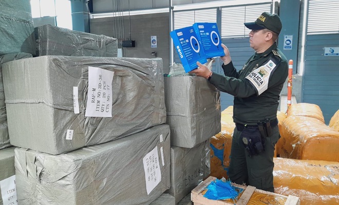 Mercancia incautada por polfa