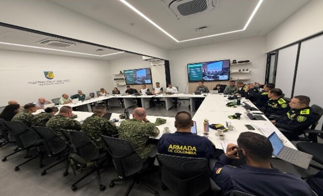 Reuni&oacute;n entre gobernaci&oacute;n, polic&iacute;a y autoridades politico-administrativas