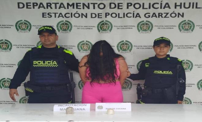 Mujer fue capturada al intentar ingresar estupefacientes al centro penitenciario de Garzón