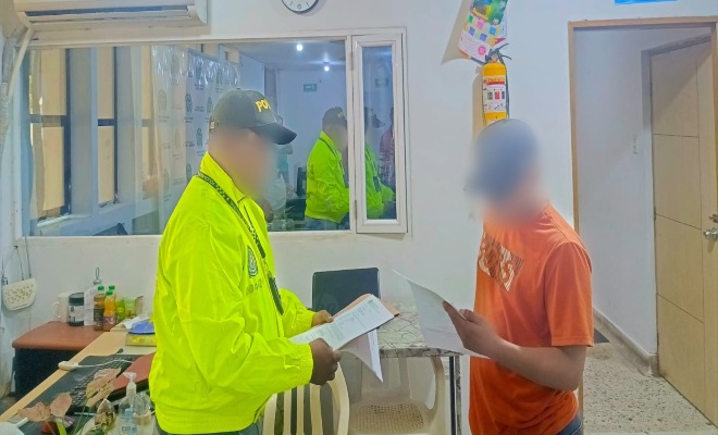 Alias 'Tom', presunto sicario del Clan del Golfo, fue notificado por homicidio y concierto para delinquir en Lorica