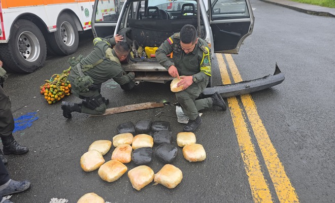 Incautan droga en Nariño