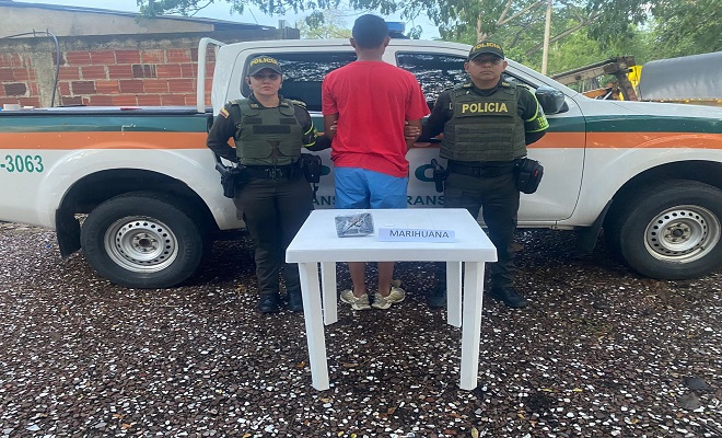 El primer caso se presentó en el kilómetro 58 de la vía Sardinata - Cúcuta, cuando los uniformados capturaron a un joven de 25 años