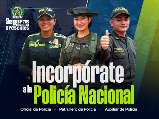 Abiertas convocatorias para ingresar a la Policía Nacional