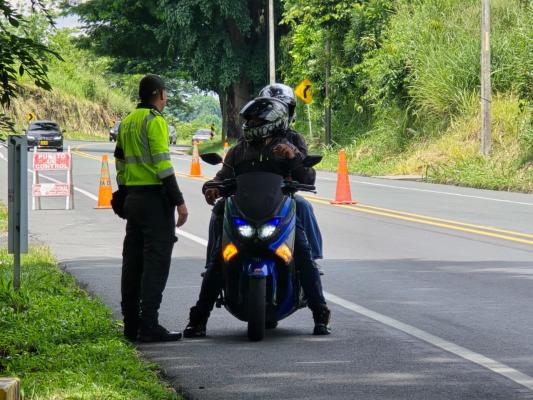 Policía Nacional en el departamento de Caldas