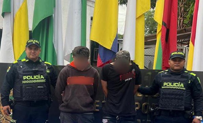 Policía de Neiva Sorprende y Captura a Dos Delincuentes