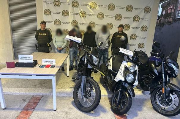 Policía Nacional capturó a tres hombres y una mujer por hurto en área rural de Guamal, Meta