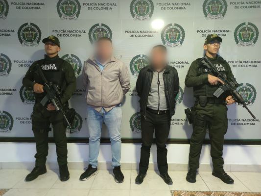La Policía Nacional captura a dos personas en flagrancia por extorsión en Pasto