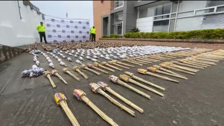 300 kilos de pólvora negra en Pasto