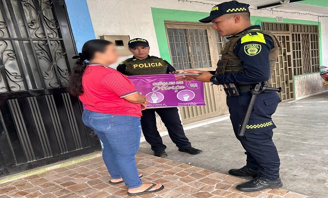 Policía Nacional, continúa campaña por la vida, protección de la mujer y la familia
