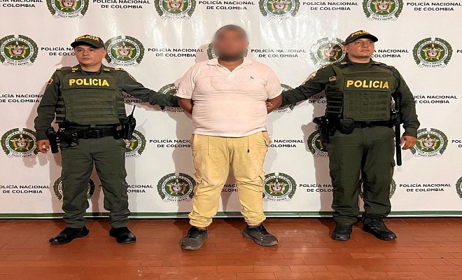 Policía Nacional en una rápida reacción captura una persona en flagrancia por el delito de lesiones personales