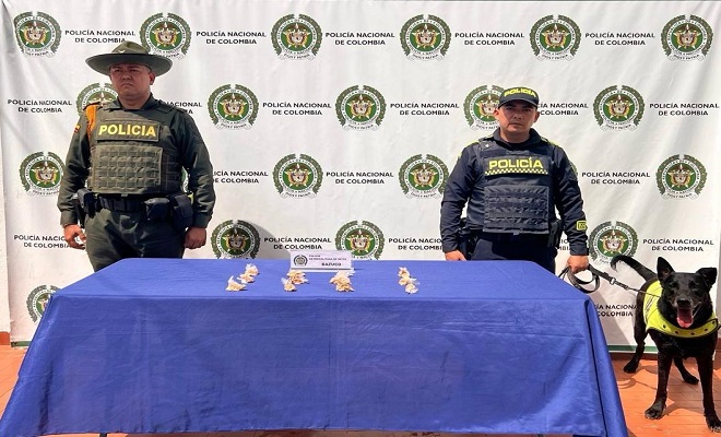 La Policía Nacional incauta base de coca en la comuna 9 de Neiva