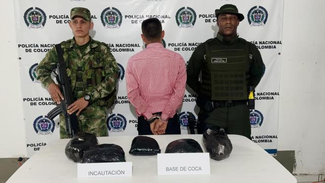 Captura por trafico de estupefacientes